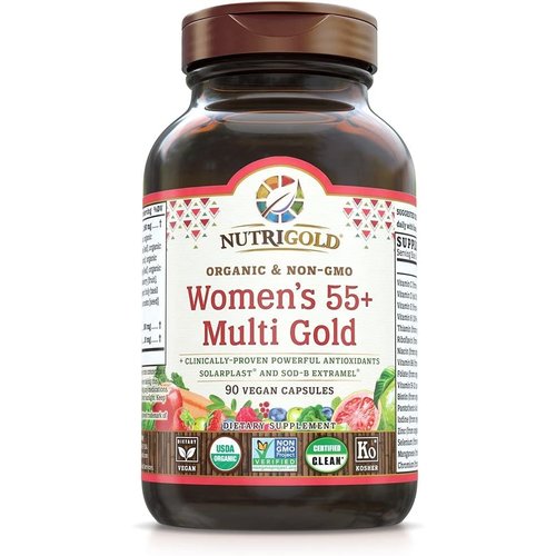 Nutrigold Nutrigold Women's 55+ Multi Gold, 90vc Nutrigold Nutrigold Women's 55+ Multi Gold, 90vc