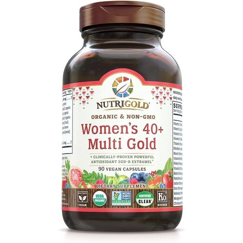 Nutrigold Nutrigold Women's 40+ Multi Gold, 90vc Nutrigold Nutrigold Women's 40+ Multi Gold, 90vc