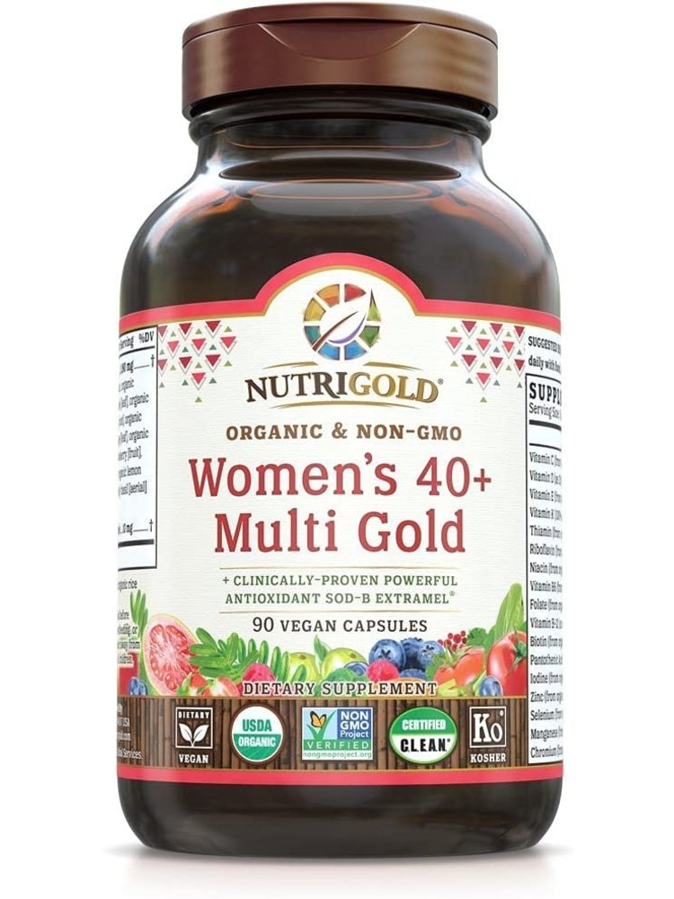 Nutrigold Nutrigold Women's 40+ Multi Gold, 90vc