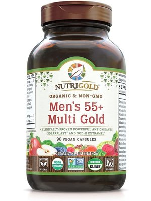 Nutrigold Nutrigold Men's 55+ Multi Gold, 90vc
