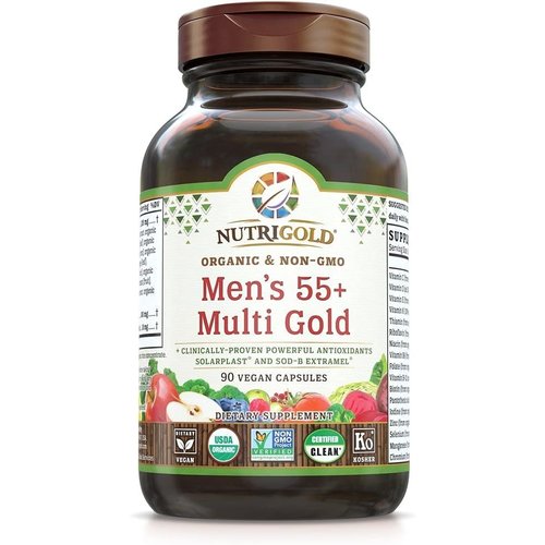 Nutrigold Nutrigold Men's 55+ Multi Gold, 90vc Nutrigold Nutrigold Men's 55+ Multi Gold, 90vc