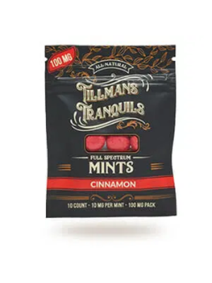 Tillman's Tranquils Tillman's Tranquils CBD Mints, Cinnamon, 10mg, 10ct