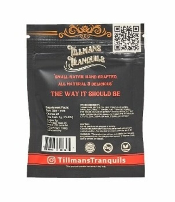 Tillman's Tranquils Tillman's Tranquils CBD Mints, Cinnamon, 10mg, 10ct