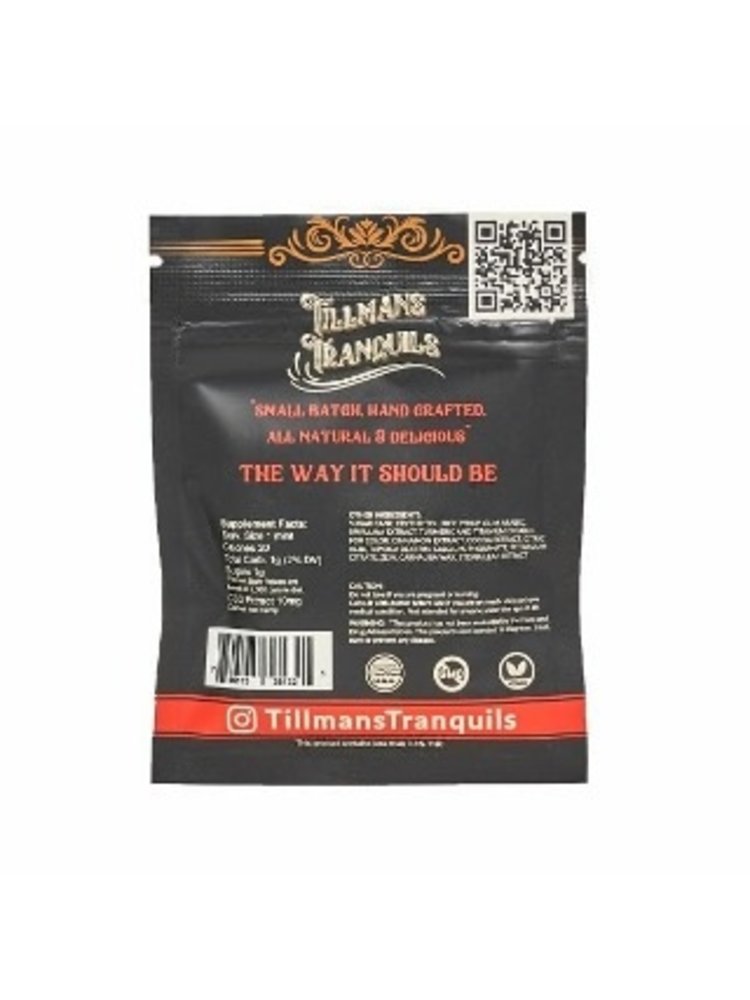 Tillman's Tranquils Tillman's Tranquils CBD Mints, Cinnamon, 10mg, 10ct