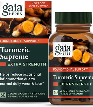 Gaia Turmeric Supreme Extra Strength, 60cp.