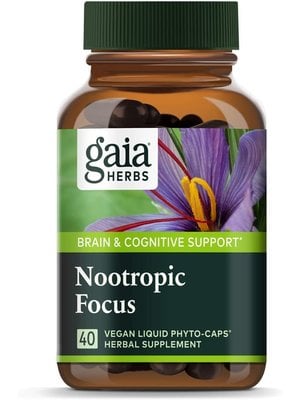 GAIA HERBS Gaia Nootropic Focus, 40ct