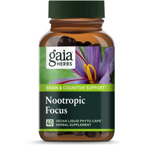 GAIA HERBS Gaia Nootropic Focus, 40ct GAIA HERBS Gaia Nootropic Focus, 40ct