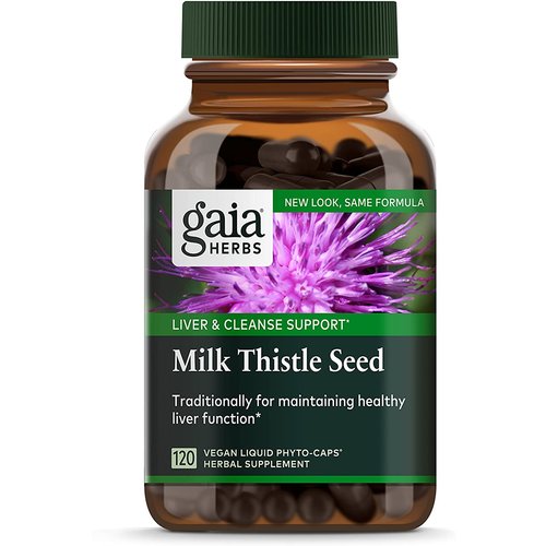 GAIA HERBS Gaia Milk Thistle Seed, 120cp