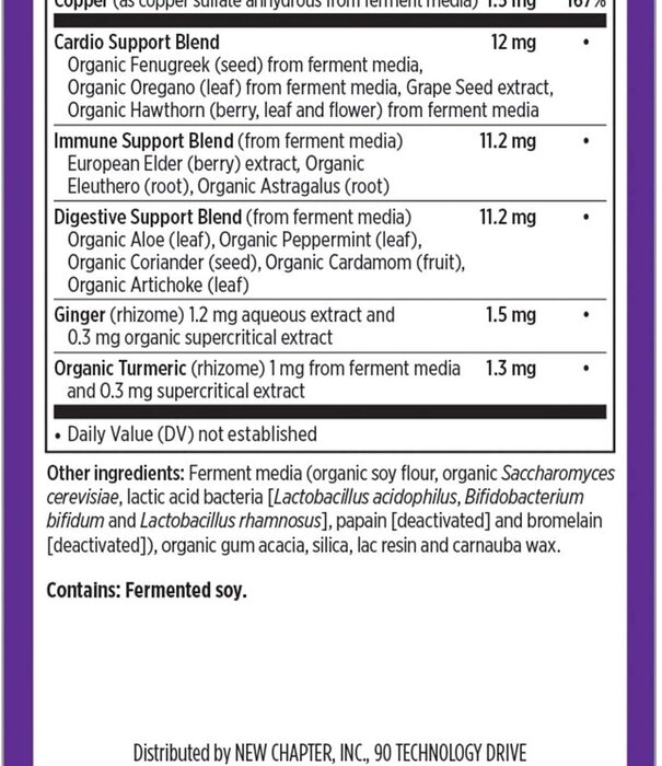 NEW CHAPTER New Chapter Fermented Zinc Complex, 30t