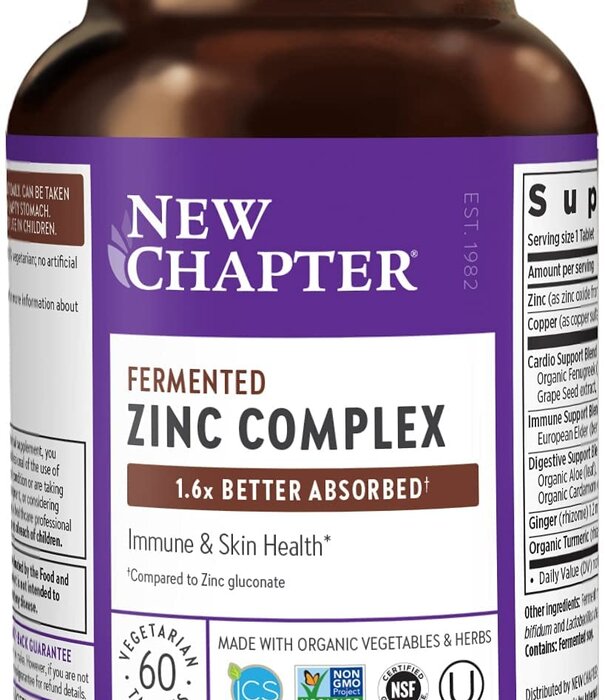 NEW CHAPTER New Chapter Fermented Zinc Complex 60t