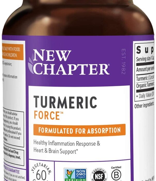 NEW CHAPTER New Chapter Turmeric Force, 60vc