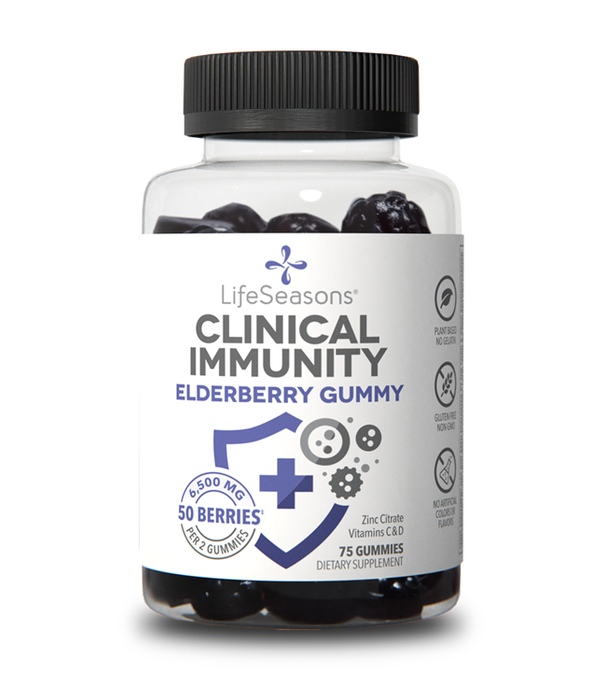 Lifeseasons Lifeseasons Clinical Immunity, Elderberry Gummies, 75ct
