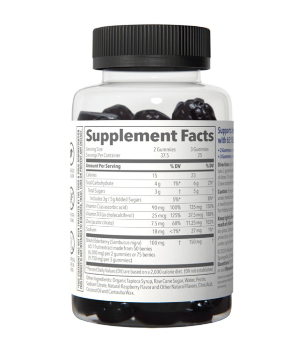 Lifeseasons Lifeseasons Clinical Immunity, Elderberry Gummies, 75ct