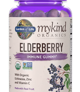 GoL Organics Herbal Elderberry Gummies, 120ct