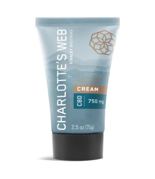 Charlotte's Web Cream,  750mg, 2.5oz.