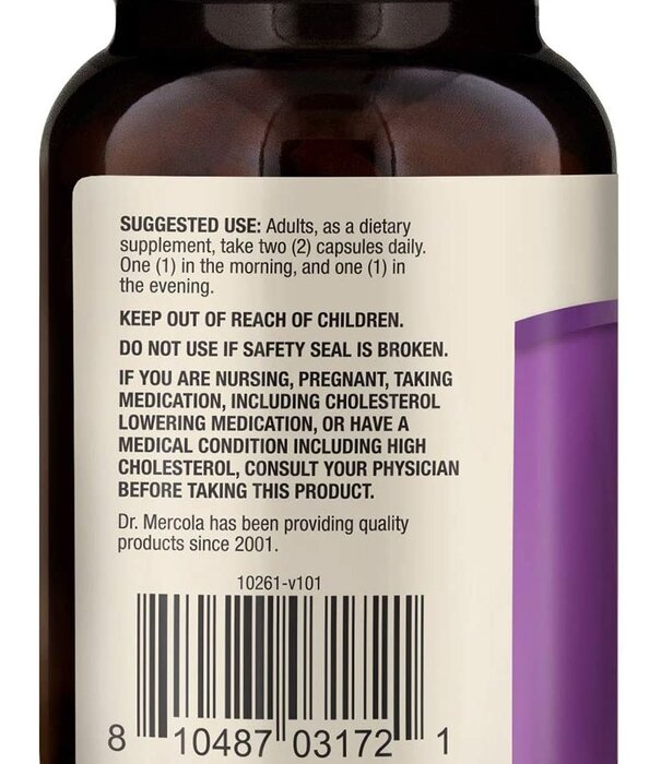 Dr. Mercola Dr. Mercola Quercetin & Pterostilbene, 60cp