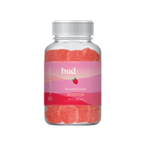 BudPop BudPop Strawberry Gelato D8 Gummy 25mg, Indica, 25ct BudPop BudPop Strawberry Gelato D8 Gummy 25mg, Indica, 25ct