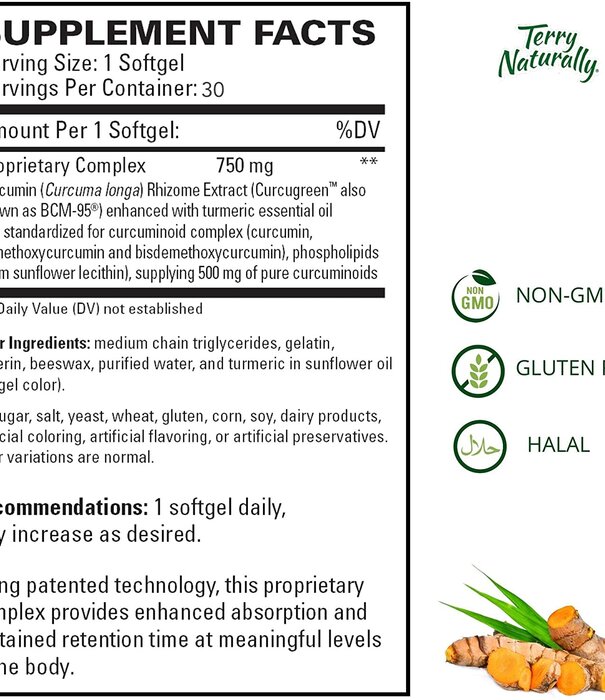 TERRY NATURALLY Terry Naturally Curamed 750mg, 30sg.