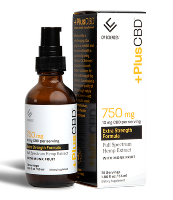 PLUS CBD PlusCBD Extra Strength Formula Liquid, 750mg, 1.86oz