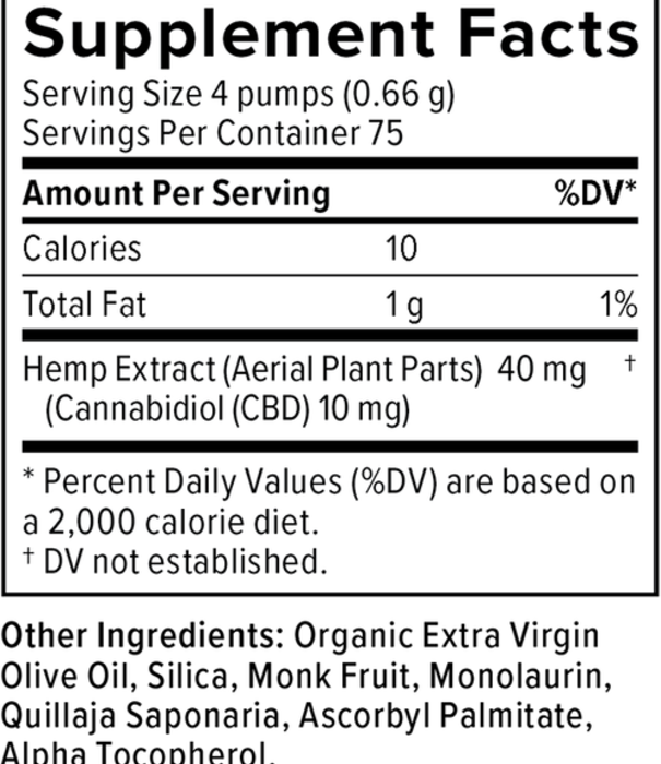 PLUS CBD PlusCBD Extra Strength Formula Liquid, 750mg, 1.86oz