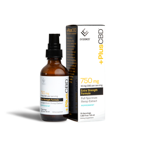 PLUS CBD PlusCBD Extra Strength Formula Liquid, Peppermint, 1.86oz, 750mg PLUS CBD PlusCBD Extra Strength Formula Liquid, Peppermint, 1.86oz, 750mg
