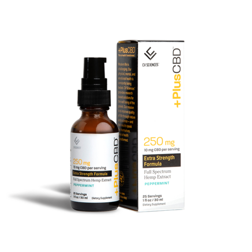 PLUS CBD PlusCBD Extra Strength Liquid, Peppermint, 1oz, 250mg PLUS CBD PlusCBD Extra Strength Liquid, Peppermint, 1oz, 250mg