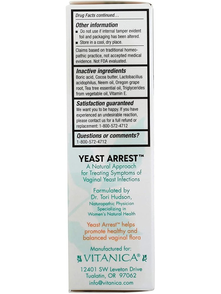 Vitanica Vitanica Yeast Arrest, 14 supp.