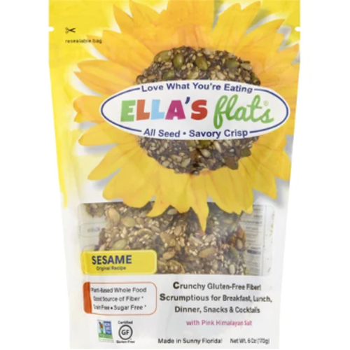 Ella's Flats Ella's Flats Sesame Original, 6oz. Ella's Flats Ella's Flats Sesame Original, 6oz.