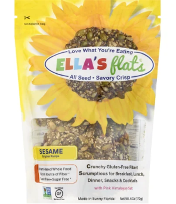 Ella's Flats Ella's Flats Sesame Original, 6oz.