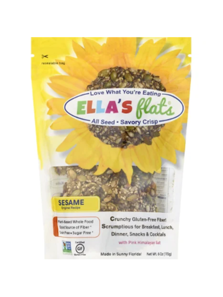 Ella's Flats Ella's Flats Sesame Original, 6oz.