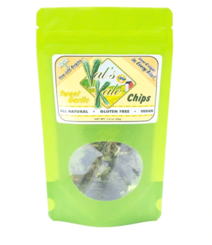 Val's Kale Chips, Sweet Garlic, 2oz.