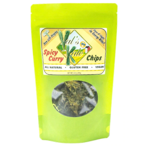 Val's Kale Chips Val's Kale Chips, Spicy Curry, 2oz. Val's Kale Chips Val's Kale Chips, Spicy Curry, 2oz.