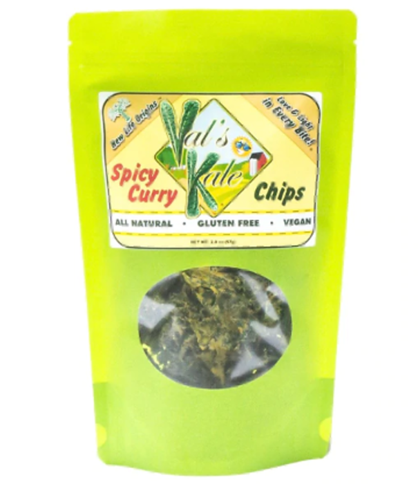 Val's Kale Chips Val's Kale Chips, Spicy Curry, 2oz.