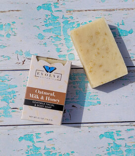 Evolve Botanica Soap, Oatmeal Milk & Honey