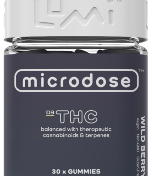 Lumi Microdose D9 Gummies, Wild Berries, 30ct