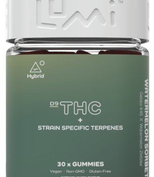 Lumi Watermelon Sorbet D9 Gummies, 30ct