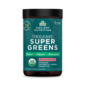 Ancient Nutrition Super Greens, Watermelon, Organic, 250g.