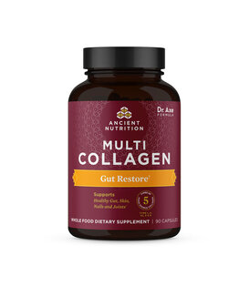 Ancient Nutrition Collagen, Gut Restore, 90cp.