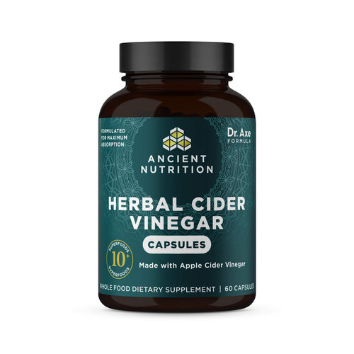Ancient Nutrition Ancient Nutrition Herbal Cider Vinegar, 60cp. - DISCO Ancient Nutrition Ancient Nutrition Herbal Cider Vinegar, 60cp. - DISCO