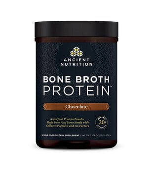 Ancient Nutrition Bone Broth Protein Powder, Chocolate (20 servings)