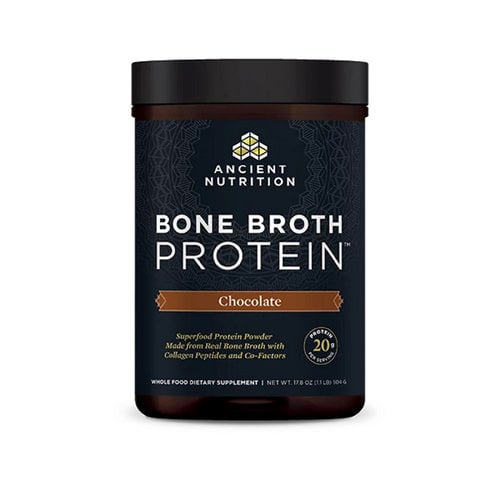 Ancient Nutrition Ancient Nutrition Bone Broth Protein Powder, Chocolate (20 servings)