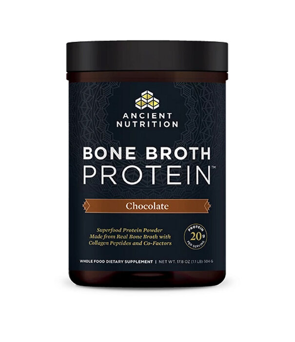 Ancient Nutrition Ancient Nutrition Bone Broth Protein Powder, Chocolate (20 servings)