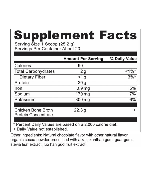 Ancient Nutrition Ancient Nutrition Bone Broth Protein Powder, Chocolate (20 servings)