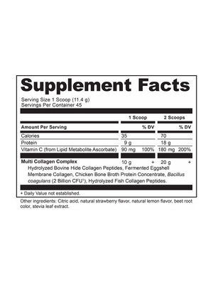 Ancient Nutrition Ancient Nutrition Multi Collagen Protein, Strawberry Lemonade (45 servings)