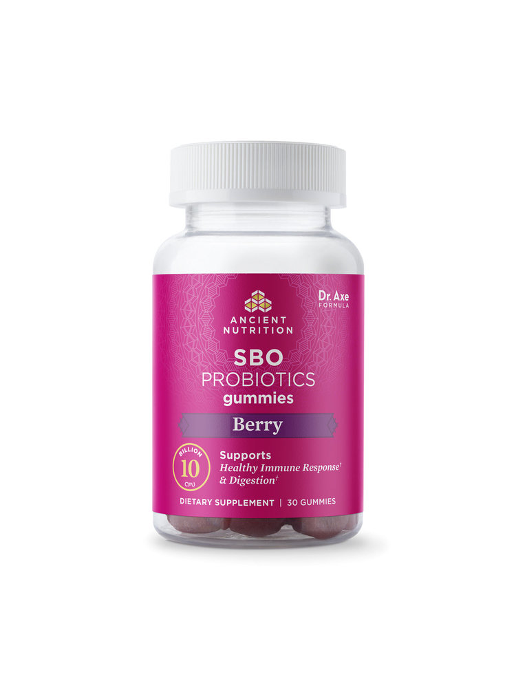 Ancient Nutrition Ancient Nutrition SBO Probiotic Gummies, Berry, 30ct.