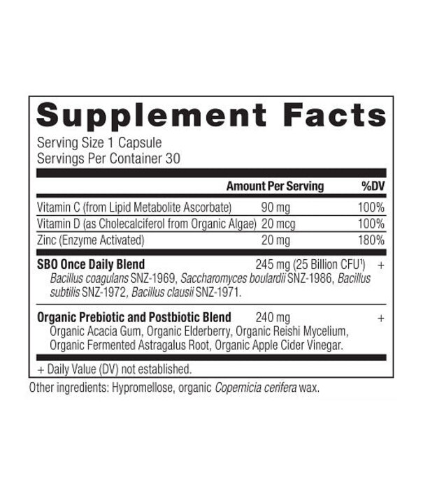 Ancient Nutrition Ancient Nutrition SBO Probiotic: Once Daily  Immune, 30ct.