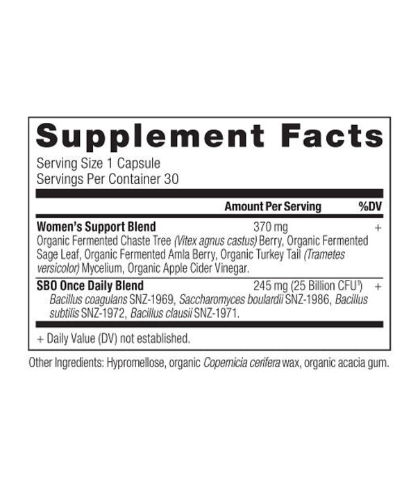 Ancient Nutrition Ancient Nutrition SBO Probiotic: Women's Once Daily, 30ct.