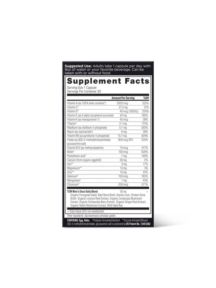 Ancient Nutrition Ancient Nutrition TCM Multivitamin: Men's (30 capsules)