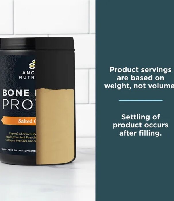 Ancient Nutrition Ancient Nutrition Bone Broth Protein, Salted Caramel,  20srv