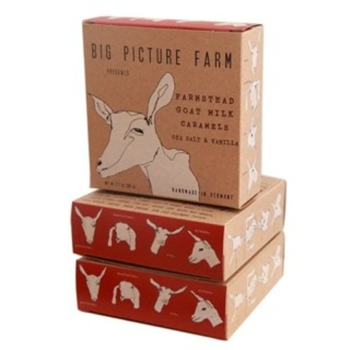 Big Picture Farm Goat Milk Caramels: Sea Salt & Vanilla Box Big Picture Farm Goat Milk Caramels: Sea Salt & Vanilla Box
